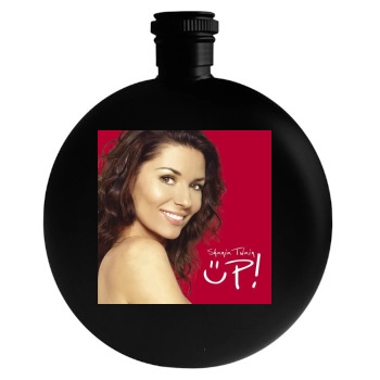 Shania Twain Round Flask