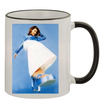 Shania Twain 11oz Colored Rim & Handle Mug