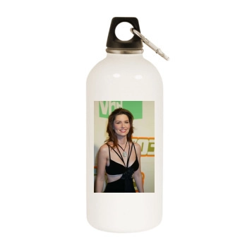 Shania Twain White Water Bottle With Carabiner