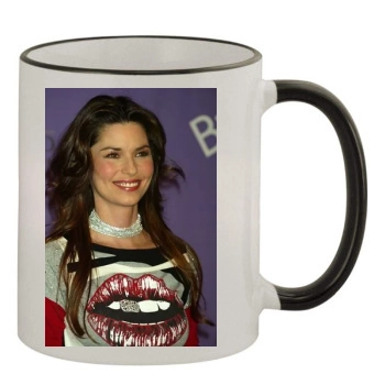 Shania Twain 11oz Colored Rim & Handle Mug