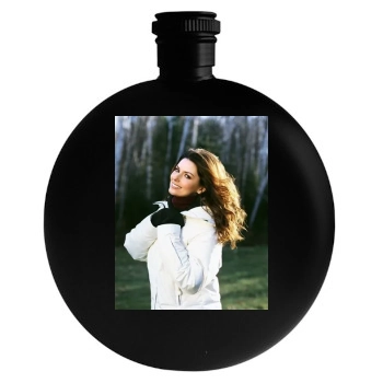 Shania Twain Round Flask