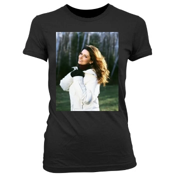 Shania Twain Women's Junior Cut Crewneck T-Shirt