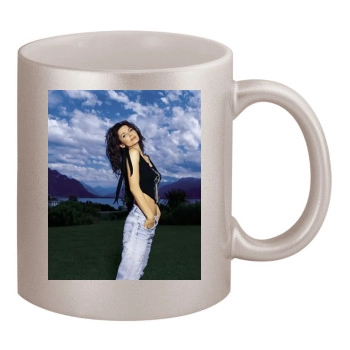 Shania Twain 11oz Metallic Silver Mug