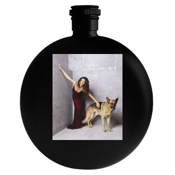 Shania Twain Round Flask