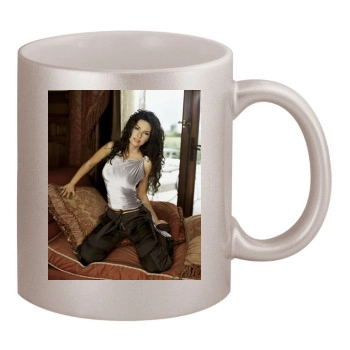 Shania Twain 11oz Metallic Silver Mug