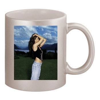 Shania Twain 11oz Metallic Silver Mug