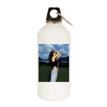 Shania Twain White Water Bottle With Carabiner