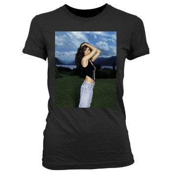 Shania Twain Women's Junior Cut Crewneck T-Shirt