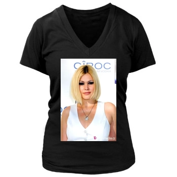 Shanna Moakler Women's Deep V-Neck TShirt