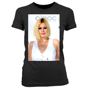 Shanna Moakler Women's Junior Cut Crewneck T-Shirt