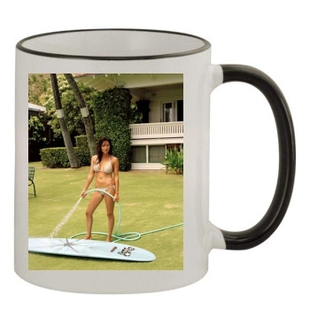 Shannen Doherty 11oz Colored Rim & Handle Mug