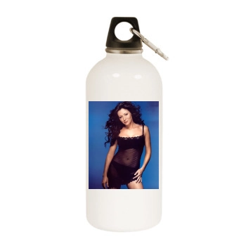 Shannen Doherty White Water Bottle With Carabiner