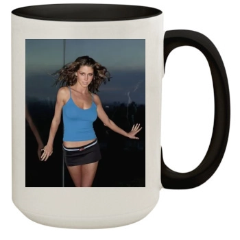 Shannon Elizabeth 15oz Colored Inner & Handle Mug