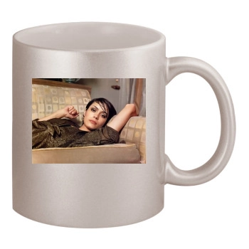 Shannyn Sossamon 11oz Metallic Silver Mug