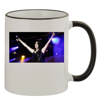 Sharon den Adel 11oz Colored Rim & Handle Mug