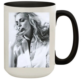 Sharon Stone 15oz Colored Inner & Handle Mug