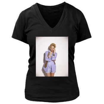 Sharon Stone Women's Deep V-Neck TShirt