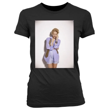 Sharon Stone Women's Junior Cut Crewneck T-Shirt