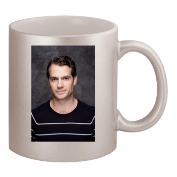 Henry Cavill 11oz Metallic Silver Mug