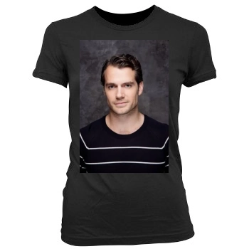 Henry Cavill Women's Junior Cut Crewneck T-Shirt