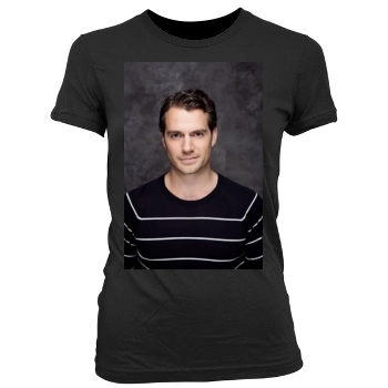 Henry Cavill Women's Junior Cut Crewneck T-Shirt