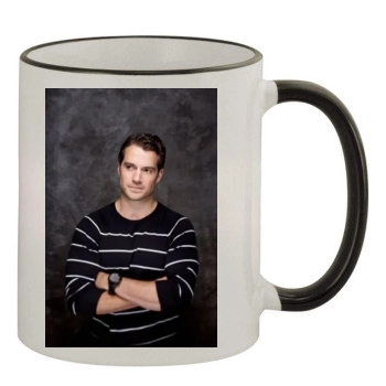 Henry Cavill 11oz Colored Rim & Handle Mug