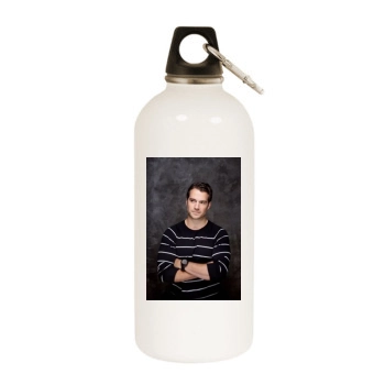 Henry Cavill White Water Bottle With Carabiner