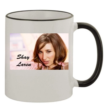 Shay Laren 11oz Colored Rim & Handle Mug