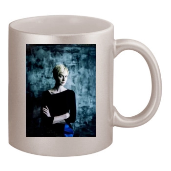 Elizabeth Debicki 11oz Metallic Silver Mug