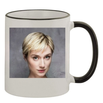 Elizabeth Debicki 11oz Colored Rim & Handle Mug