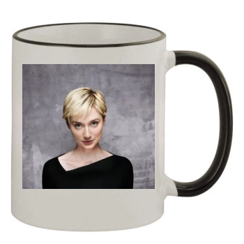 Elizabeth Debicki 11oz Colored Rim & Handle Mug