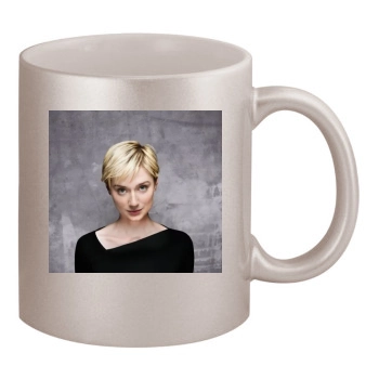 Elizabeth Debicki 11oz Metallic Silver Mug