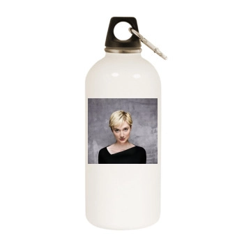 Elizabeth Debicki White Water Bottle With Carabiner