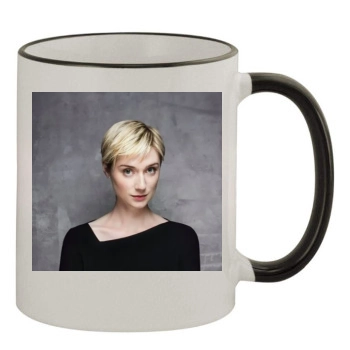 Elizabeth Debicki 11oz Colored Rim & Handle Mug