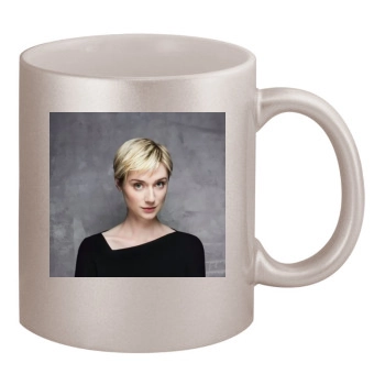 Elizabeth Debicki 11oz Metallic Silver Mug