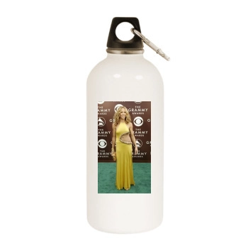 Sheryl Crow White Water Bottle With Carabiner