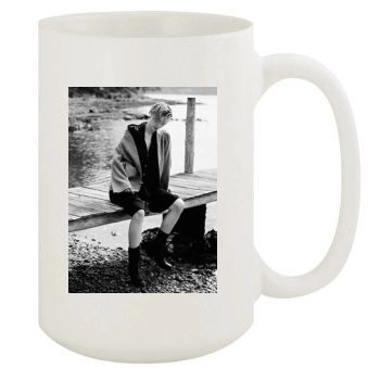 Elizabeth Debicki 15oz White Mug