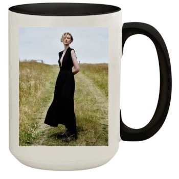 Elizabeth Debicki 15oz Colored Inner & Handle Mug