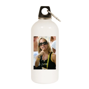 Sheryl Crow White Water Bottle With Carabiner