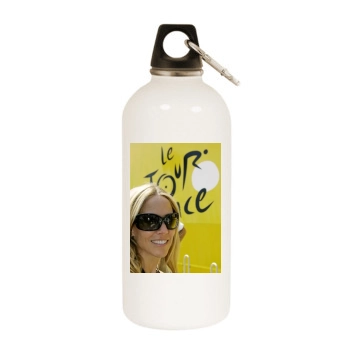 Sheryl Crow White Water Bottle With Carabiner