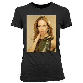 Sheryl Crow Women's Junior Cut Crewneck T-Shirt