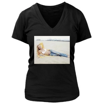 Sheryl Crow Women's Deep V-Neck TShirt