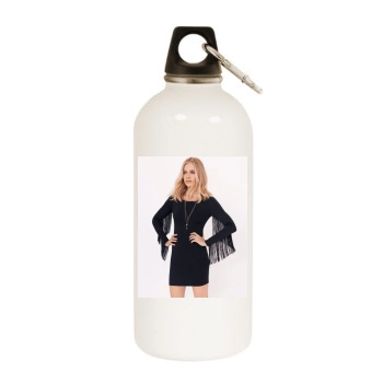 Florrie Arnold White Water Bottle With Carabiner