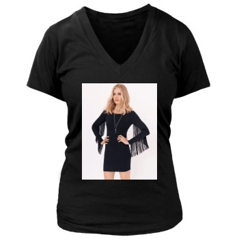 Florrie Arnold Women's Deep V-Neck TShirt