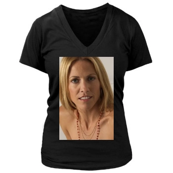 Sheryl Crow Women's Deep V-Neck TShirt