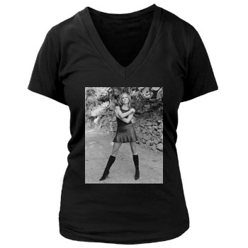 Sheryl Crow Women's Deep V-Neck TShirt