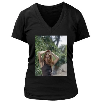 Sheryl Crow Women's Deep V-Neck TShirt