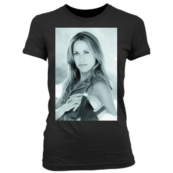 Sheryl Crow Women's Junior Cut Crewneck T-Shirt