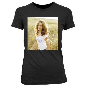 Sheryl Crow Women's Junior Cut Crewneck T-Shirt