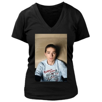 Shia LaBeouf Women's Deep V-Neck TShirt